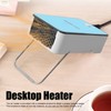 Mini Heater Fast Heating Low Noise Miniwatt Blue Portable Desk