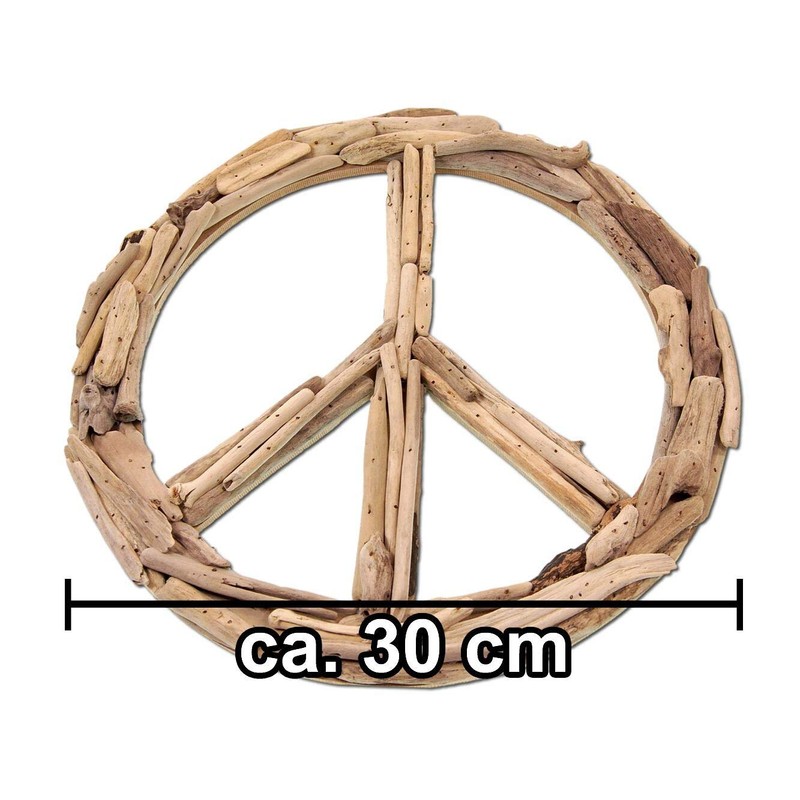 FBA_1435 Starry Driftwood Decoration with Peace Motif 30 cm