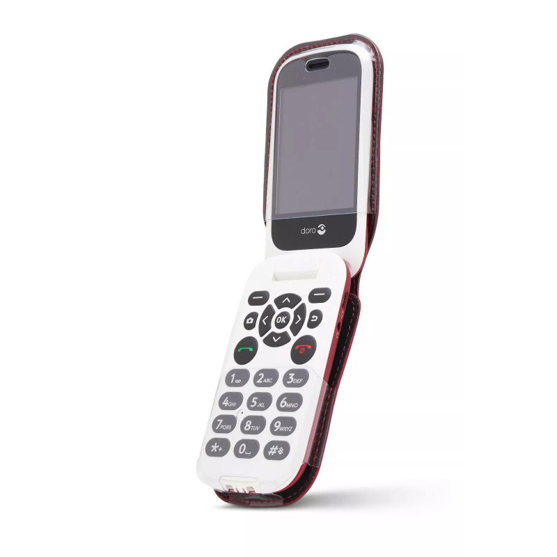 Doro Fitted Leather Case for Consumer Cellular Doro 7050 7050L