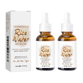 Hair Oil, Pack of 2 Hair Care Oil with Rice Extract, Hair Care Oil, Strengthening for Healthy Hair Growth, as and Hair Treatment, Used to Strengthen Hair and Repair Damaged Hair