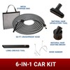 Central Vacuum System Car Care Attachment Set for Interior Car