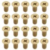 OTOTEC 30 Pieces M4 x 8 Brass Phillips Countersunk Screws