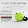 Q&F Tech Tennis Trainer Rebound Ball with String, Self-Practice Solo