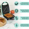 Nostalgia MyMini Personal Sandwich Maker, Nonstick Panini Press, Pizza Pockets,