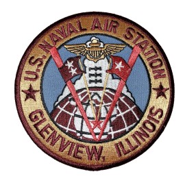 NAS Glenview Patch – Sew On, 4"