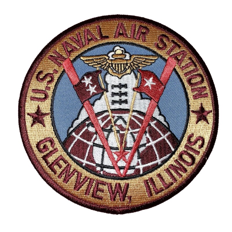 NAS Glenview Patch – Sew On, 4"