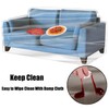 Imperius Clear Thick Heavy Duty Water Resistant Loveseat Sofa Cover,Waterproof