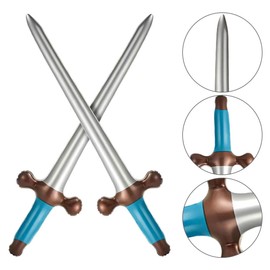 Vaguelly 12 Uds Espadas Inflables 60Cm Espada De Piratas Inflables Favores De Fiesta Pirata para Fiesta Temática Cumpleaños Natación Fiesta En La Piscina Cosplay Accesorios De Disfraz