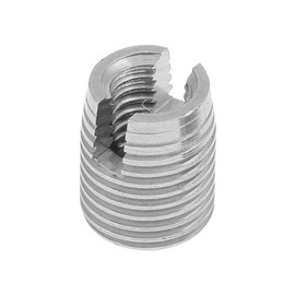 20pcs Stainless Steel SUS303 Self Tapping Slotted Screw Helical Thread Repair Insert Nuts M3 x 6mm