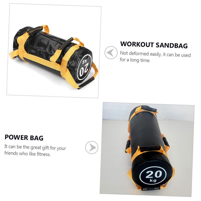 BIUDECO Fitness Bags Sand 20kg Training Sandbag Gym Equipment Home
