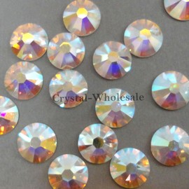 144 pcs Austrian 2088 12ss 3mm Flatback Rhinestones ss12 Crystal AB (001 AB) Made in Austria Crystal-Wholesale