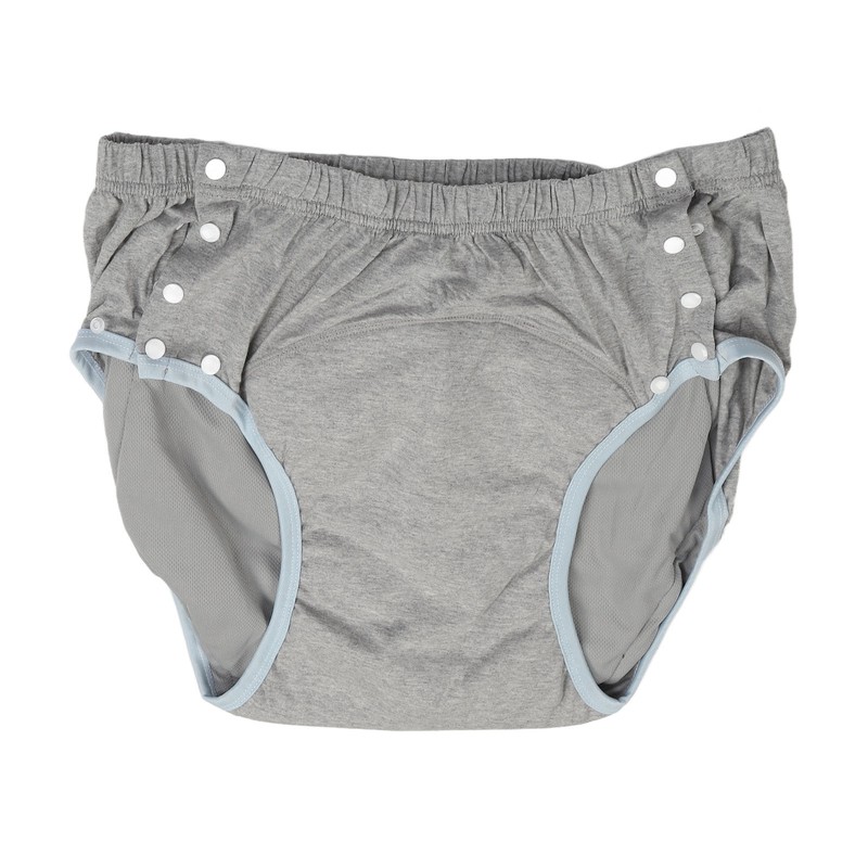 Adult Cloth Diaper XXL Light Gray High Absorption Leak Free