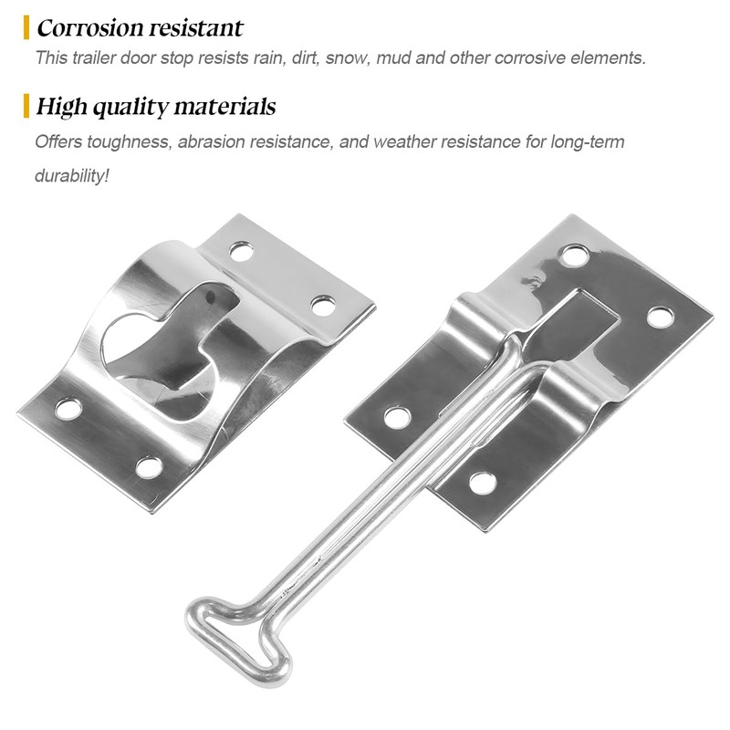 XINLIYA 2PCS RV Door Latch, 6 inches 304 Stainless Steel