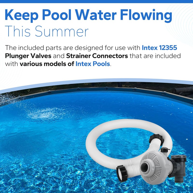 12355 Large Inlet Air Nozzle & Pool Plunger Valve with