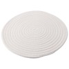 Benytro Nordic style cotton and linen weaving Woven Round Placemats,