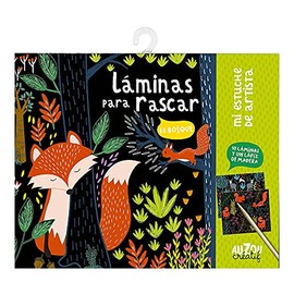 AUZOU XOU-3895108 Scratch Films The Forest Multi-Coloured