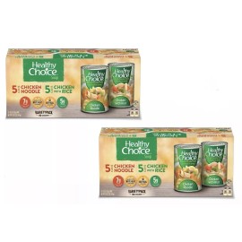 Healthy Choice **2 Box ***Healthy Choice Soup Variety Pack (15 oz., 10 ct. Each )~ Total 20 ct.