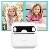 Mini Printer Bluetooth Connection Inkless Printing Portable Pocket Printer for