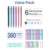 Four Candies Mechanical Pencils 0.7mm, with HB & 2B Lead