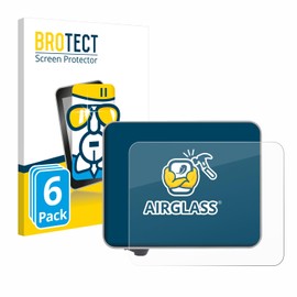 BROTECT Protective Glass for Bambu Lab A1 3D Printer (Pack of 6) Protective Film Tempered Glass [Extremely Scratch-Resistant 9H, Anti-Fingerprint, Ultra Transparent]