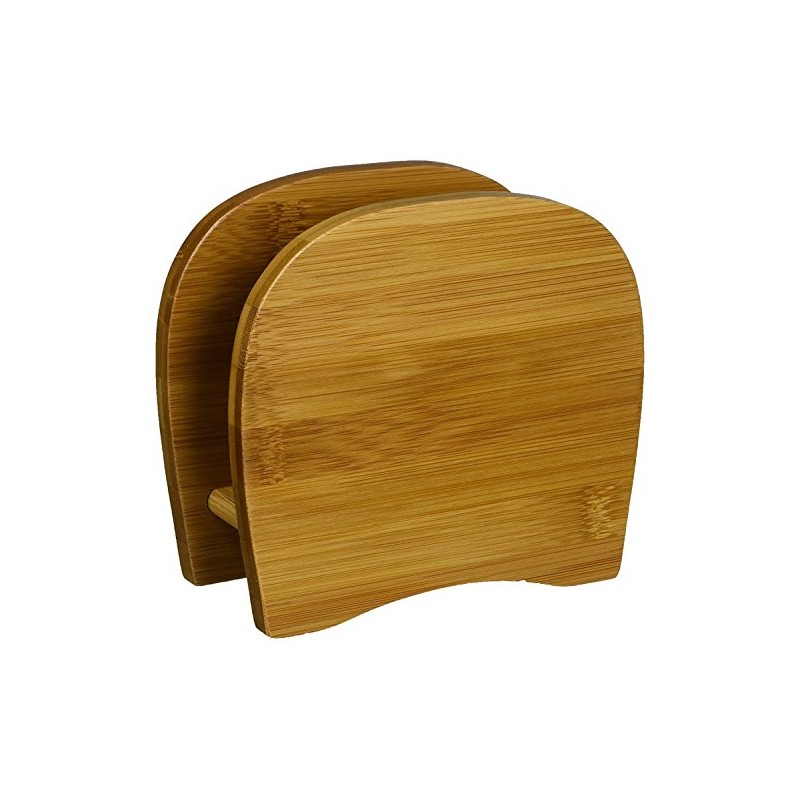 Lipper International 8861 Bamboo Napkin Holder, 6" x 2-3/4" x