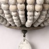 Newrays Vintage Wood Bead Wall Lamp Retro Antique with Hard