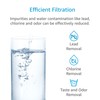 AQUACREST DW2042FR-09 Refrigerator Water Filter, Compatible with Daewoo DW2042FR, Kenmore