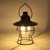 LED Camping Light Retro Style Rechargeable 3 Stepless Dimming Modes