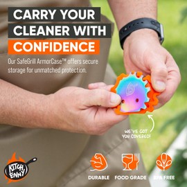 KITCHENNY Grill Scraper Gadget - Unique BBQ Grill Accessories, Perfect BBQ Gifts for Men Who Like Grilling, Grilling Gifts for Men, Dads Who Have Everything