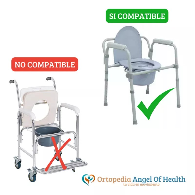 SuperConfort Asiento Y Tapa Para Silla Comodo Baño Repuesto