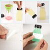 Yoosso 20 Pack 4oz/120ml Plastic Juice Bottles with Pouring Funnel