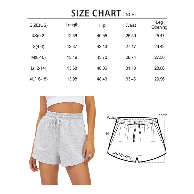 AUTOMET AUTOMET Womens Summer Shorts Casual Sweat Athletic Spring Outfits