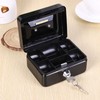 Cash Box with Money Tray Metal Storage Safe Lock Box