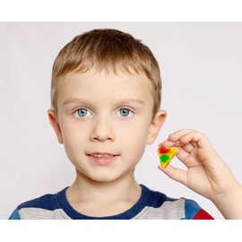 Fruidles Pizza Slices Gummy Candy with Toppings, Delicious Assorted Colors & Fruit Flavors Gummies (4.4 Pounds (Bulk))