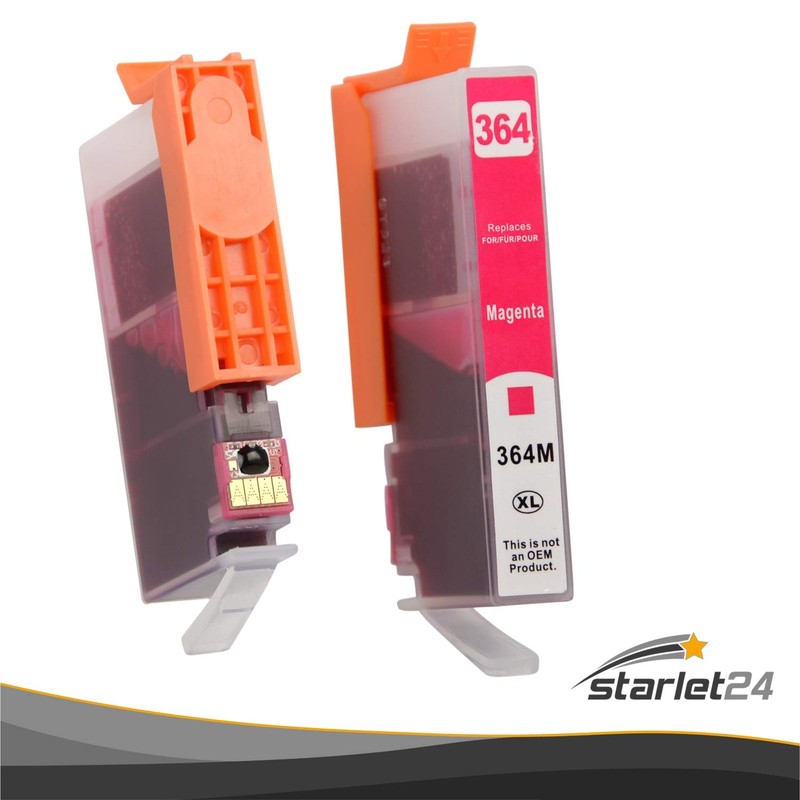 D&C Set of 4 Printer Cartridges Replaces HP 364 for
