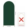 Unbranded 3.3x7ft Green Arch Wall Backdrop Emerald Round Top Backdrop