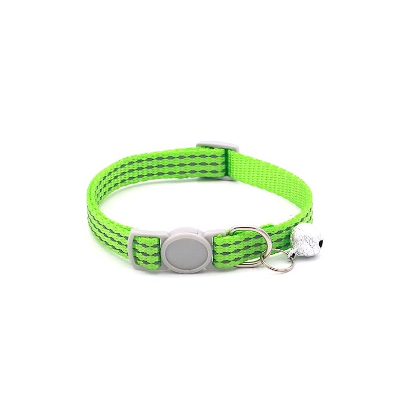 Cat Collar with Bells，Reflective-Breakaway Cat Collars with Bells，Adjustable Small Cat