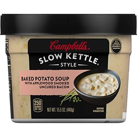 Campbell'sÂ Slow Kettle Style Baked Potato with Applewood Smoked Bacon Soup, 15.5 oz. Tub