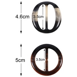 Boao 16 Clips para Camisa para Mujer Clips de Camiseta Broches para Bufanda 2 Pulgadas 8 Colores