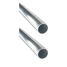 Aluminum Round Tube 1" x 0.87" x 19.69" Long, 2Pcs 25mm x 22mm x 500mm OD x ID x L 6063 Round Aluminum Tubing 25mm Outer Diameter Wall Thickness 1.5mm (Kwweeoo)