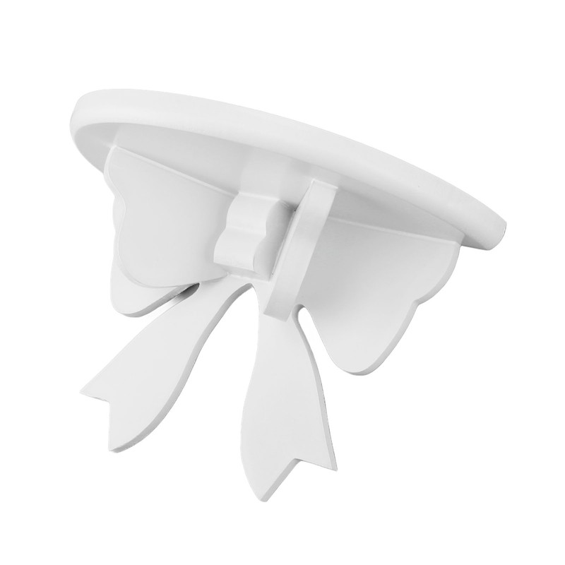 Wooden Bow Shelf Cute Bow Nordic Style Tie Shape Density