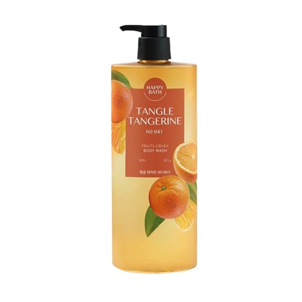 Happy Bath Fruit Crush Body Wash Tangle Tangerine 900g 2pcs