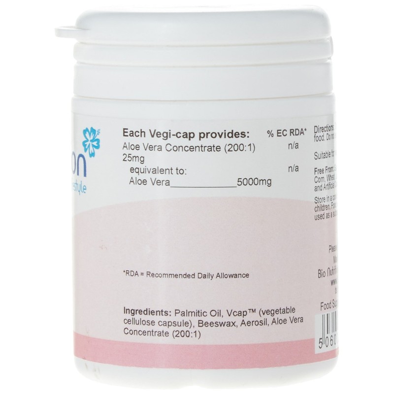 Bio Nutrition Aloe Vera 5000mg - Digestive Health Supplement -