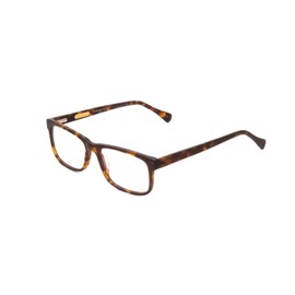 Calabria Ernest 4807 Square Reading Glasses +2.75 Matte Yellow Brown Tortoise Havana Men Women