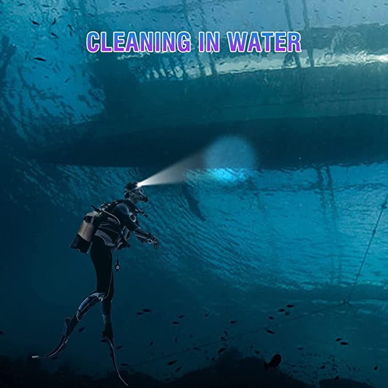 Head Torch, 5000lm, 5 Modes, LED Diving Flashlight, 100 Meters,