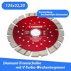 LXDIAMOND Diamond Cutting Disc 125 mm x 22.23 mm Suitable