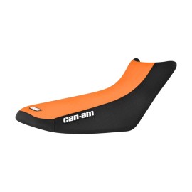 Enjoy Mfg Can Am Outlander Max 450 570 650 850 1000 Seat Cover BLACK & ORANGE Logo #292