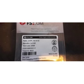 FS.Com LC/UPC Singlemode Fixed Fiber Optic Attenuator, Male-Female, 3dB