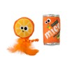 Mad Cat Orange Mice Soda Catnip + silvervine cat Toy
