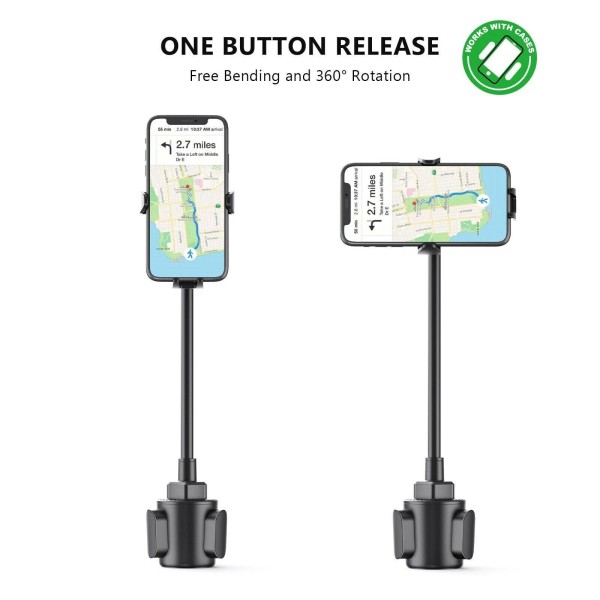 Universal Car Mount Adjustable Cup Holder Cradle for Galaxy Cell